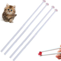 【2 Pairs 】Tiny Hands & Cat Paw Chopsticks, Funny Non-Slip Reusable Chopsticks, Cute Tableware Gift for Sushi, Ramen & Cat Lov