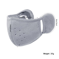Winter Face Mask with Ear Covers for Cycling, Running & Cold Weather Commuting, Windproof Fleece Face Cover