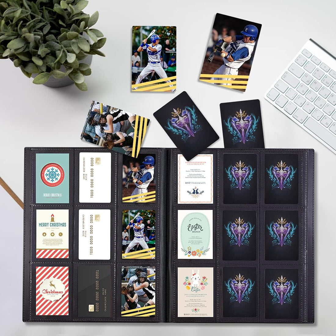 360-Card Binder – 9-Pocket Side-Loading Album