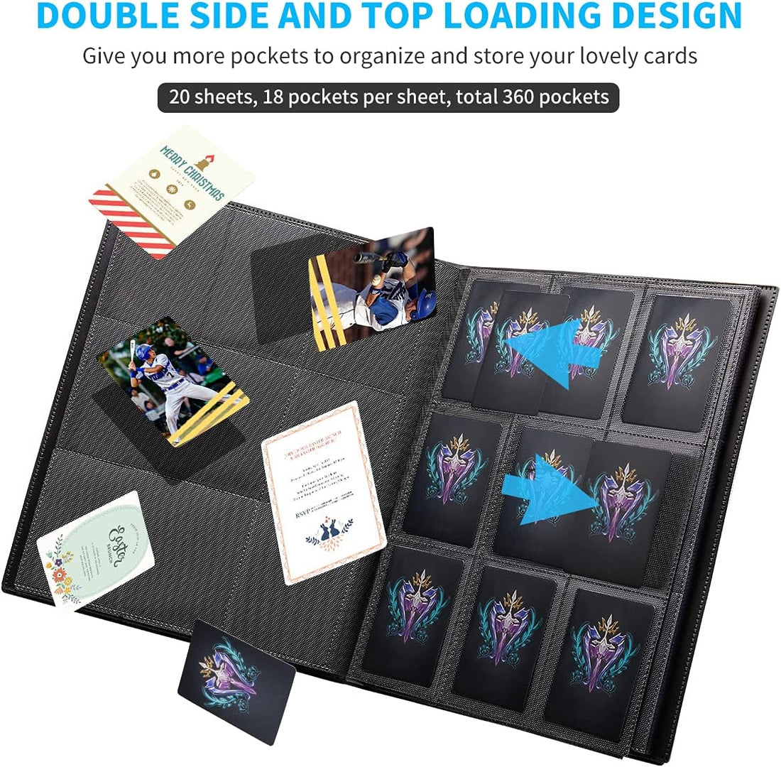 360-Card Binder – 9-Pocket Side-Loading Album