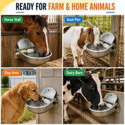 Automatic Livestock Water Bowl – 3L Stainless Steel