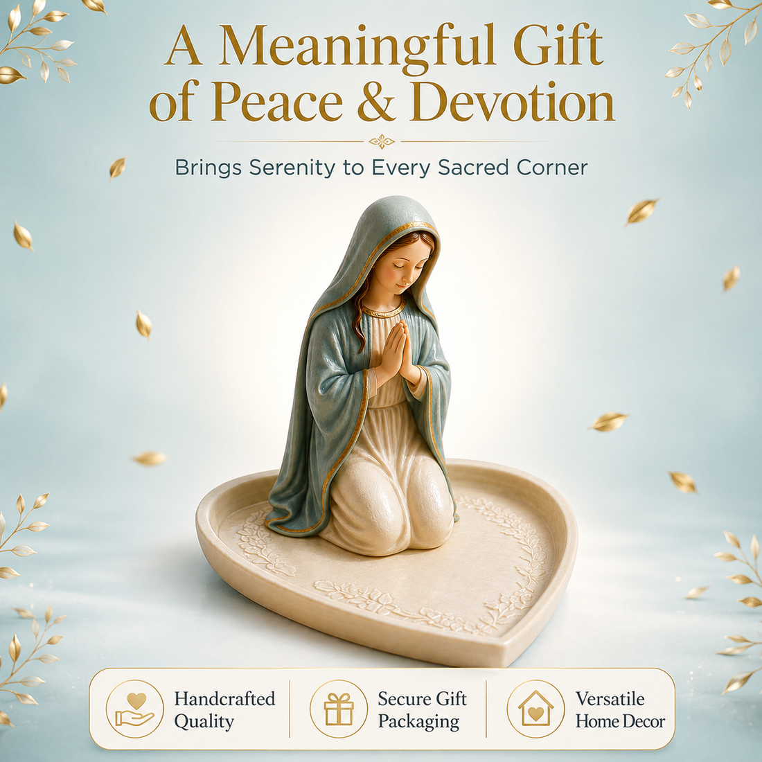 Virgin Mary Rosary Holder