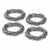 2PCS 2.5m Plastic Fake Barbed Wire Party Decoration Supplies, Lightweight Realistic Spooky Prop for Halloween Haunted House, Indoor Outdoor Holiday Display & Cosplay Costume Accessory